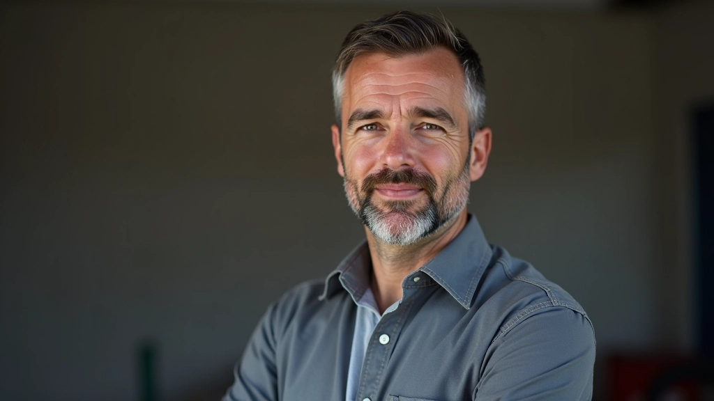 Homme expert en rénovation et qualifications artisanales, portrait professionnel