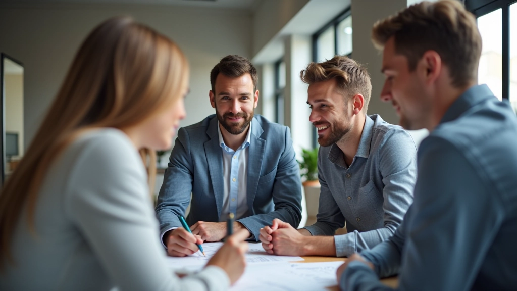 Équipe travaillant ensemble